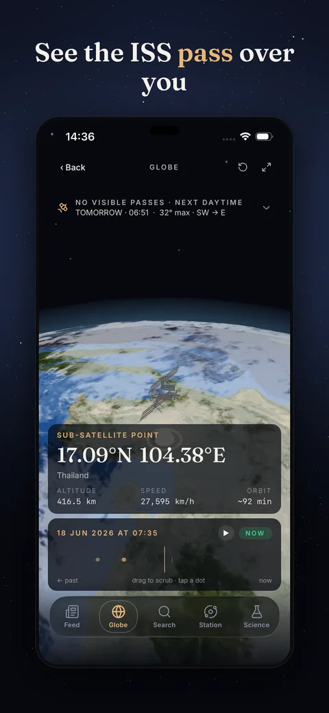 See the ISS pass over you