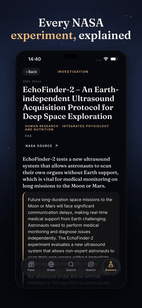 Every NASA experiment, explained